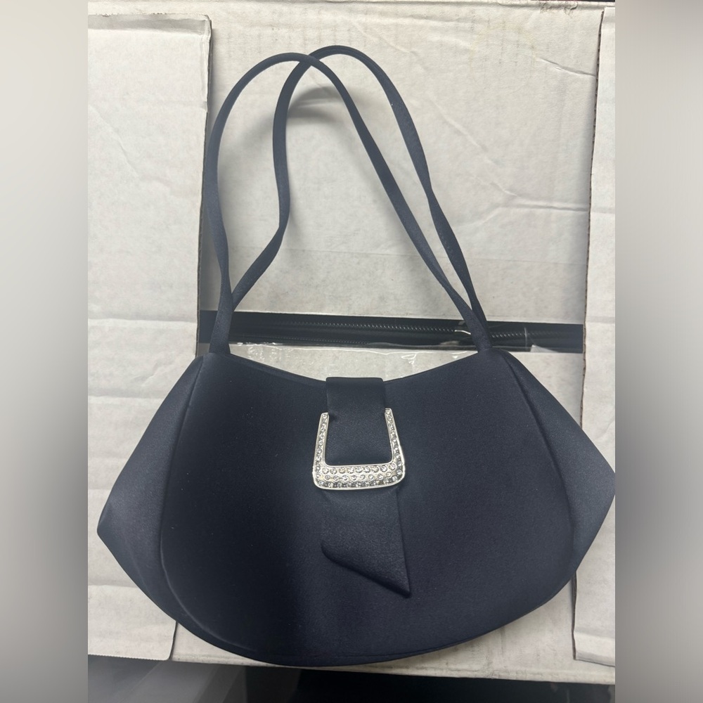 Navy silk purse